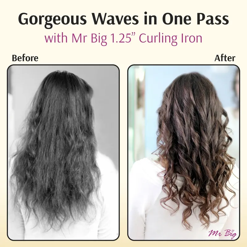 Mr Big curling iron listing image 6: Claims / Proofs