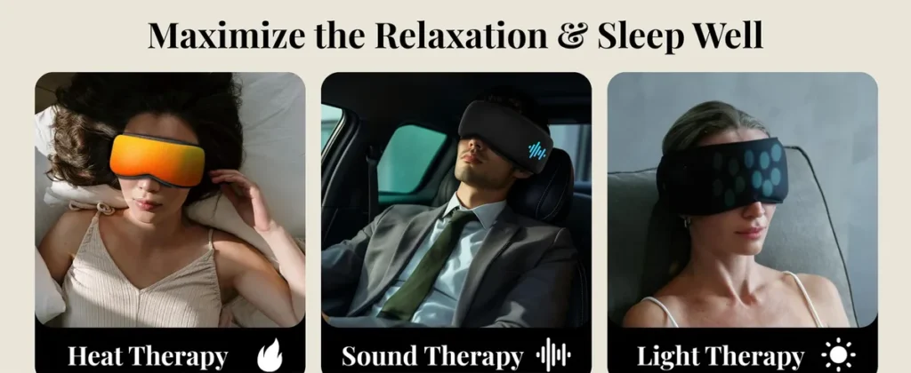Hypnuse A+ module: heat, sound and light therapy